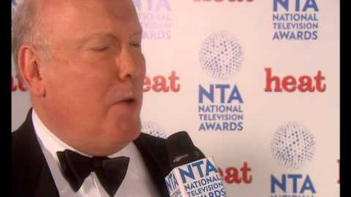 NTA's: Julian Fellowes side of stage