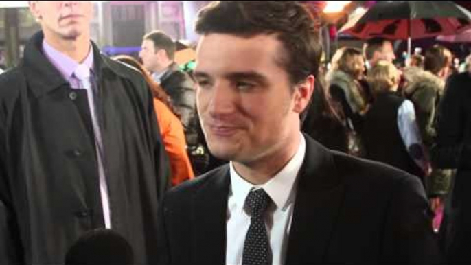 Josh Hutcherson Catching Fire Hunger Games Premiere