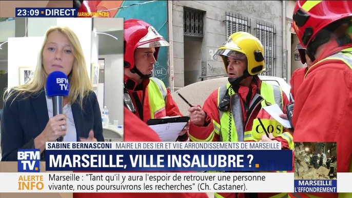 Immeubles effondrés à Marseille: Des recherches "toute la nuit" (3/3)