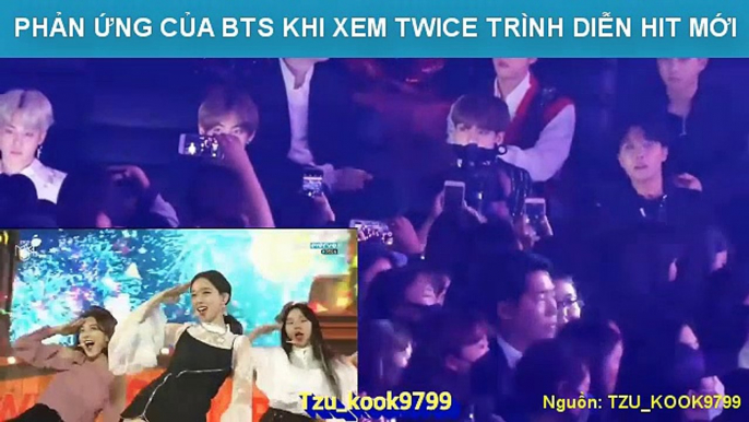 Phản Ứng Của BTS Khi Xem TWICE Trình Diễn Hit Mới