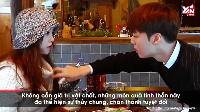 Không chỉ chúc sinh nhật tuổi 34 của Goo Hye Sun, Ahn Jae Hyun còn ngọt ngào với hoa hồng bánh kem¨