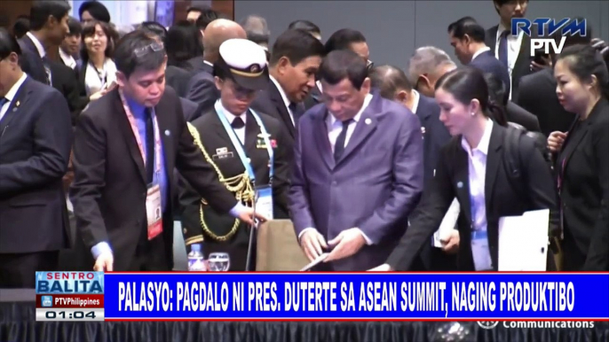 Palasyo: Pagdalo ni Pres. #Duterte sa Asean summit, naging produktibo