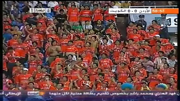 الشوط الثاني مباراة الاردن و الكويت 2-0 كاس اسيا 2004