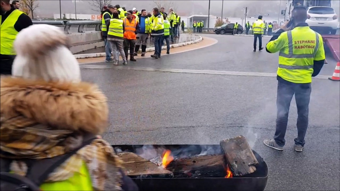 Les gilets jaunes à Givors