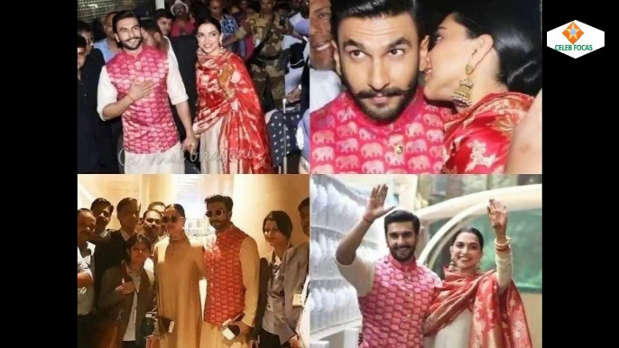 Dipika Padukon & Ranveer Singh After Wedding Grand Welcome  At Airport  Meet Fans And Public