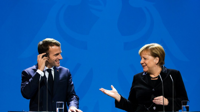 Déclaration conjointe du Président de la République, Emmanuel Macron, et d' Angela Merkel, Chancelière de la République Fédéral d’Allemagne