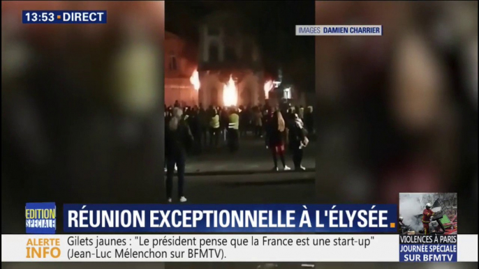 "Le but était peut-être de tuer." Le préfet de Haute-Loire s'indigne de l'incendie déclenché à la préfecture au Puy-en-Velay