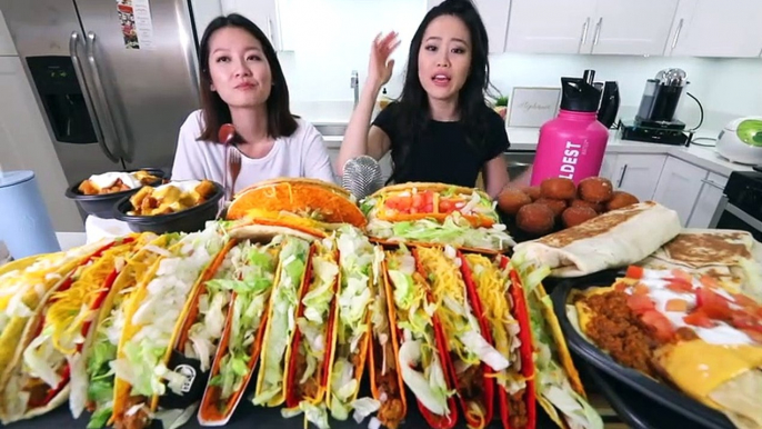 Too Much TACO BELL MUKBANG  Eating Show