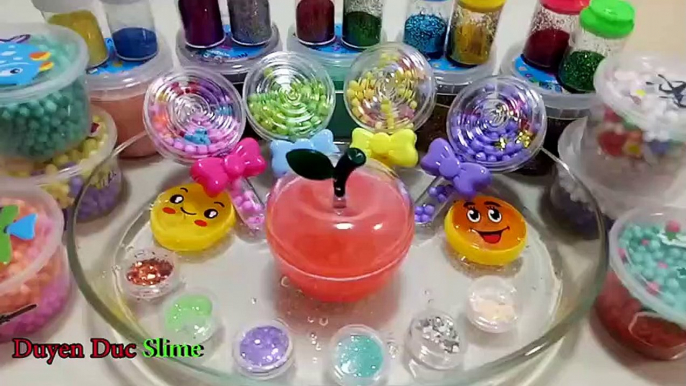 Mixing Random Things Into Clear Slime - Most Satisfying Slime Videos 3 !! Alex Slime