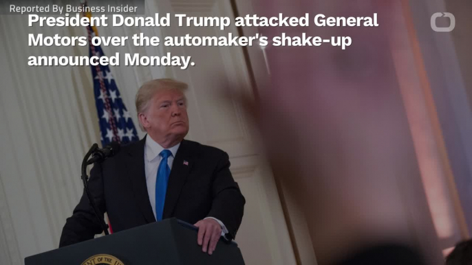 Trump attacks GM in Ohio After Shutdowns