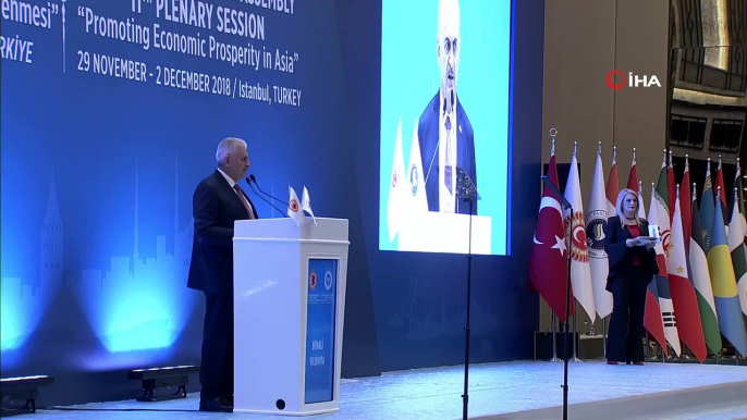 TBMM Başkanı Yıldırım: 'Eğer istersek Asya'yı yeniden dünyanın çekim merkezi yapar, insanlığın umudu haline getirebiliriz'