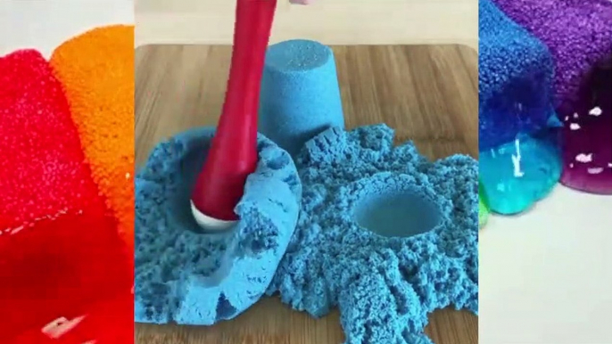 Very Satisfying Kinetic Sand Cutting Video ️ #4