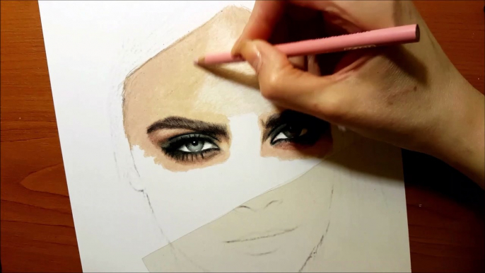 Drawing Cara Delevingne