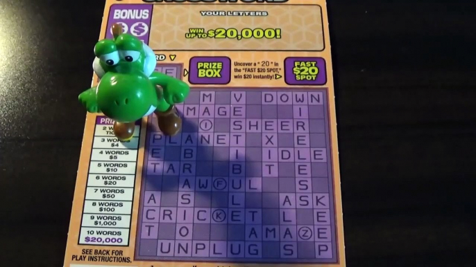 Tripling Crossword Lottery Scratch Off Tickets Nevada Arcade %26 Yoshi