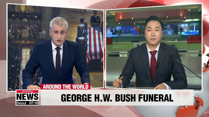 America says goodbye to George H.W. Bush at state funeral in Washington