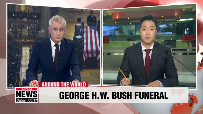America says goodbye to George H.W. Bush at state funeral in Washington