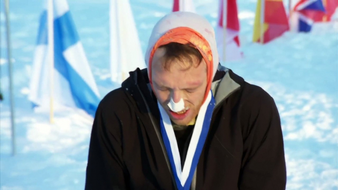 North Pole Ice Airport Scientists Take Ice Measurements  (Arctic Documentary)