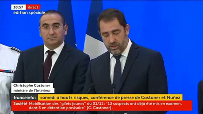 Gilets Jaunes: Le ministre de l'Intérieur, Christophe Castaner, annonce qu'il porte plainte contre Nicolas Dupont-Aignan après ses propos sur "les petits casseurs de Castaner" - VIDEO