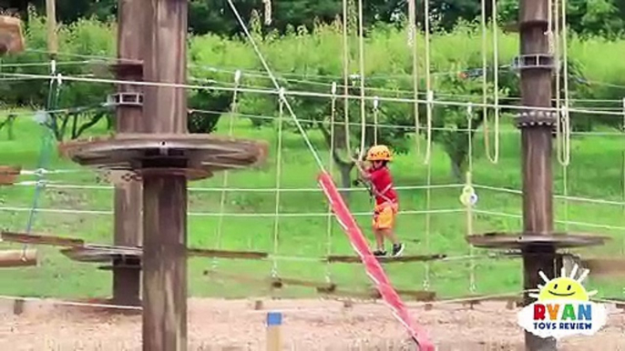 Worlds Biggest Giant Slides!!! Kids Family Fun Trip to the_Farm with Animals!!