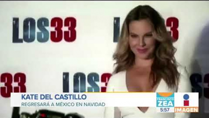 Kate del castillo viene a México para Navidad | Noticias con Francisco Zea