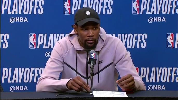 Kevin Durant Postgame conference   Warriors vs Spurs Game 3   April 19, 2018   NBA Playoffs