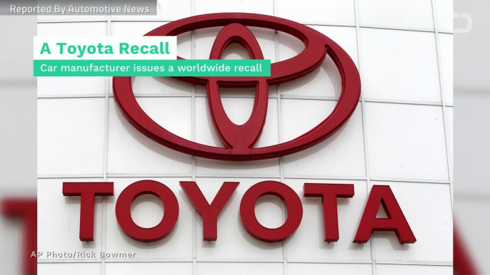 Toyota Recalls Nearly 143,000 SUVs And Pickups Worldwide