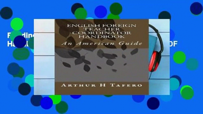 Reading English Foreign Teacher Coordinator Handbook: An American Guide D0nwload P-DF