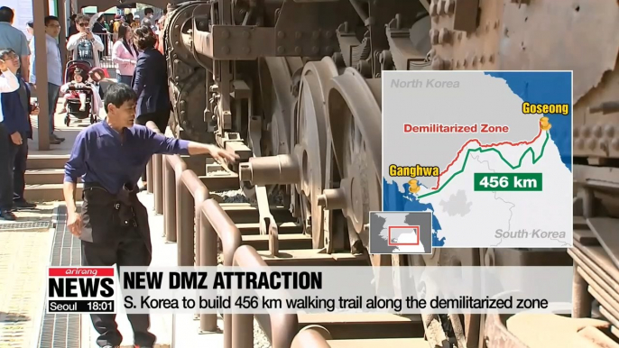 S. Korea to build 456 km walking trail along the demilitarized zone