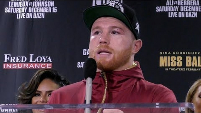 Canelo Álvarez POST FIGHT PRESS CONFERENCE vs. Rocky Fielding