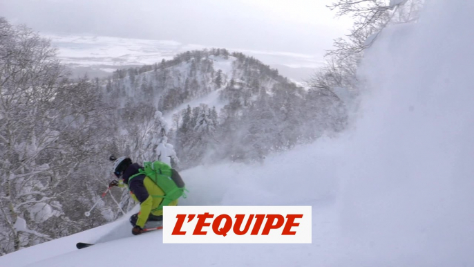 Dans la poudreuse sur deux volcans japonais - Adrénaline - Ski freeride