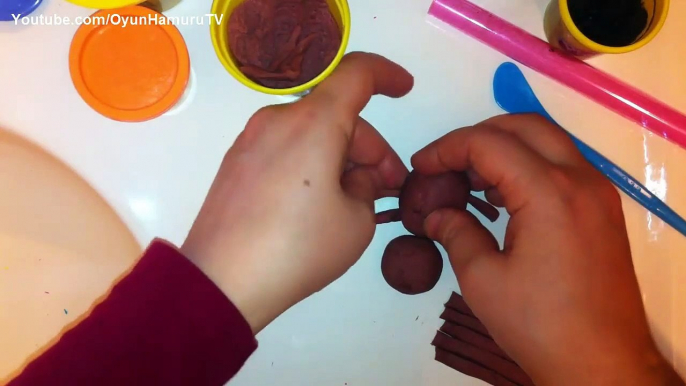 Play Doh Oyun Hamuru ile Örümcek Yapımı (Spider)