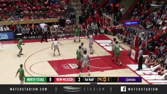 North Texas vs. New Mexico Basketball Highlights (2018-19)