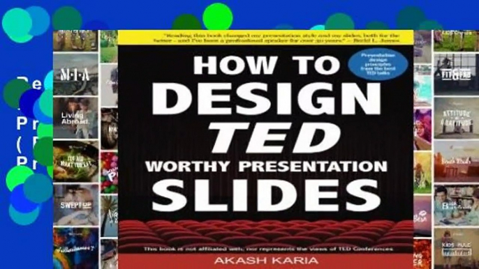 Readinging new How to Design TED-Worthy Presentation Slides (Black   White Edition): Presentation