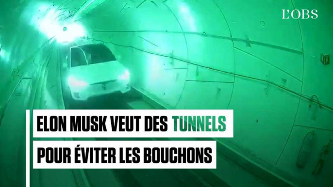 Elon Musk veut creuser des tunnels pour éviter les bouchons