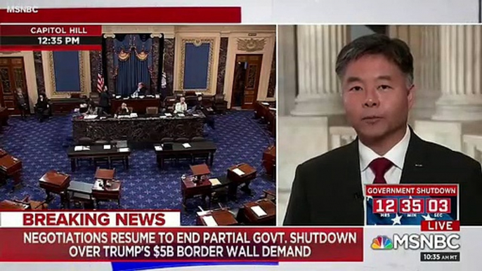 Democrat Ted Lieu Blasts Trump Over Shutdown: 'We Are Not Going to Build This Stupid Vanity Wall'