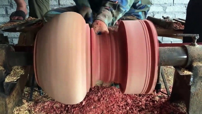 Amazing Techniques Extreme Fast Woodworking Creative Smart - Work Wooden Lathe Art