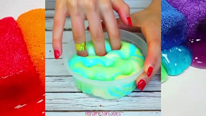 Satisfying Slime ️ #80 Crunchy | Clear | Flubber | Fluffy | Edible | Glitter Slime