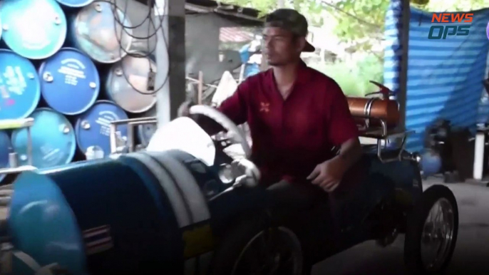The Gas Barrel Car Inventor