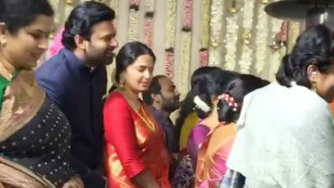 Prabhas, Anushka Shetty at SS Karthikeya's Wedding