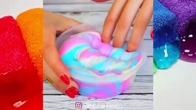 Satisfying Slime ️ #79 Crunchy | Clear | Flubber | Fluffy | Edible | Glitter Slime