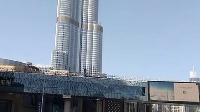 Dubai (UAE) Beautiful view of Burj khalifa- tallest tower in the world