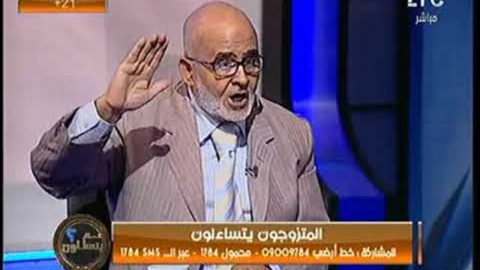 د. صبري عبدالرؤوف : ضد المصارحة والمكاشفة إذا خانت الزوجة زوجها  بشرط !!