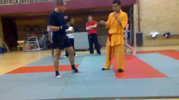 Martial Arts Sanda, Sanshou Throw by Shaolin Monk in Apeldoorn