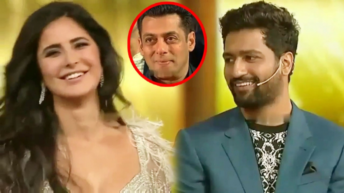 Vicky Kaushal proposes Katrina Kaif in front of Salman Khan; Check Out | FilmiBeat