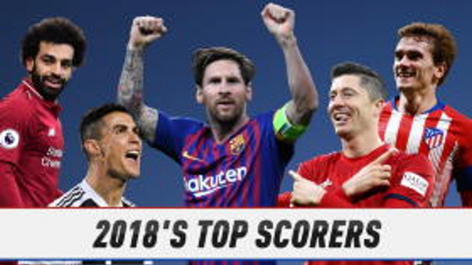 Messi tops 2018's goal-scoring list