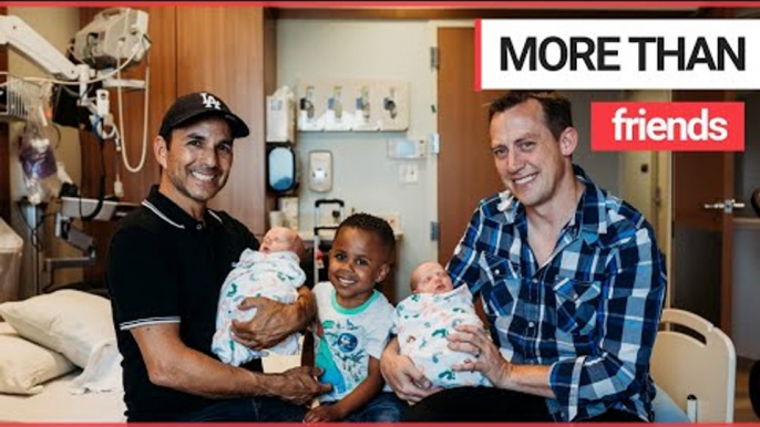 Gay couple became the proud parents of twins after finding a surrogate on Facebook | SWNS TV