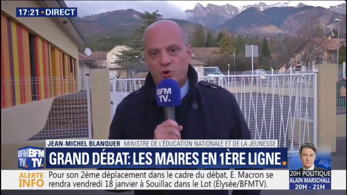 Jean-Michel Blanquer sur le grand débat: "il y a un travail pour permettre d'identifier les tiers de confiance"