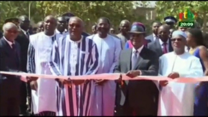 RTB/Inauguration du complexe administratif de l’UEMOA par le President Burkinabé Roch Marc Kaboré et son homologue Ivoirien Alassane Ouattara