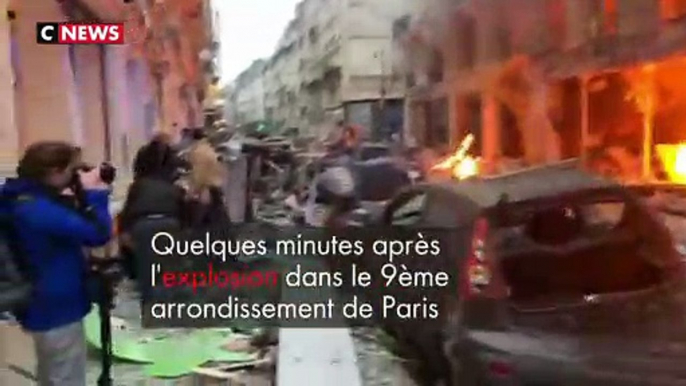 Explosion à Paris : les images quelques minutes après l’accident (Document exclusif CNEWS)