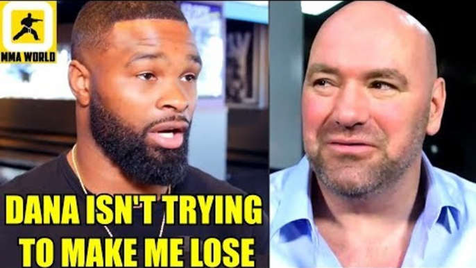 Tyron Woodley reacts to UFC booking his next fight against Kamaru Usman,Conor McGregor on Nasukawa